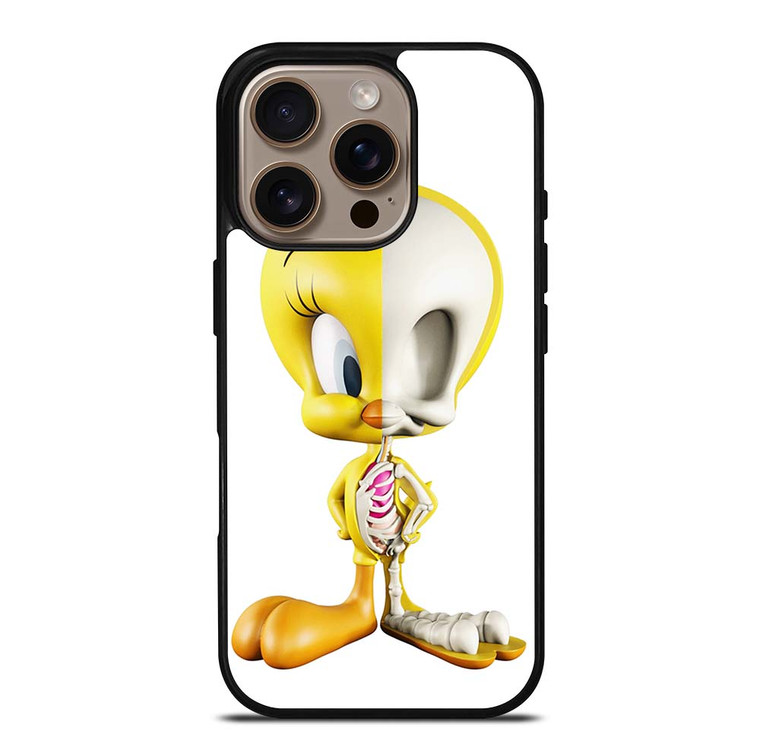 TWEETY BIRD SKELETON LOONEY TUNES iPhone 16 Pro Case Cover