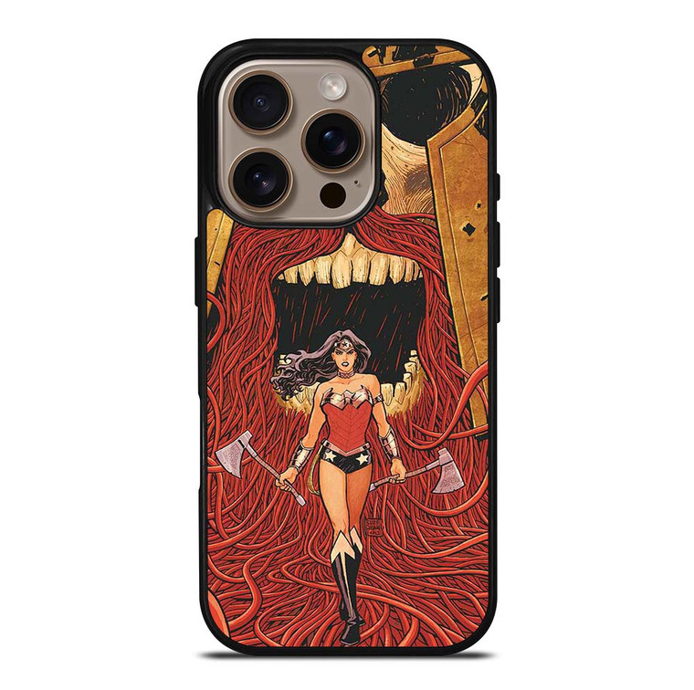 WONDER WOMAN CARTOON iPhone 16 Pro Case Cover