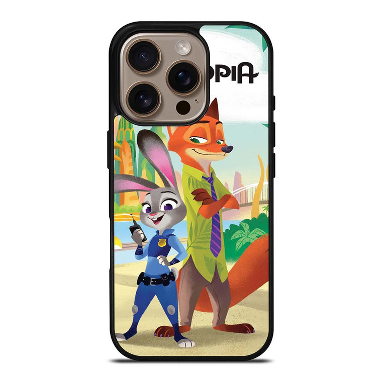 ZOOTOPIA JUDY AND NICK Disney iPhone 16 Pro Case Cover