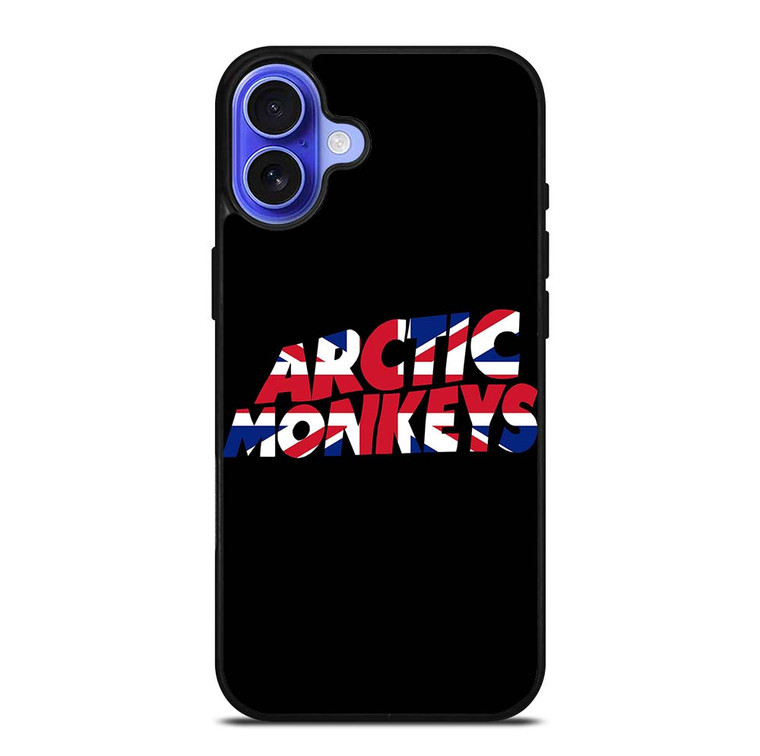 ARCTIC MONKEYS UK FLAG LOGO iPhone 16 Plus Case Cover