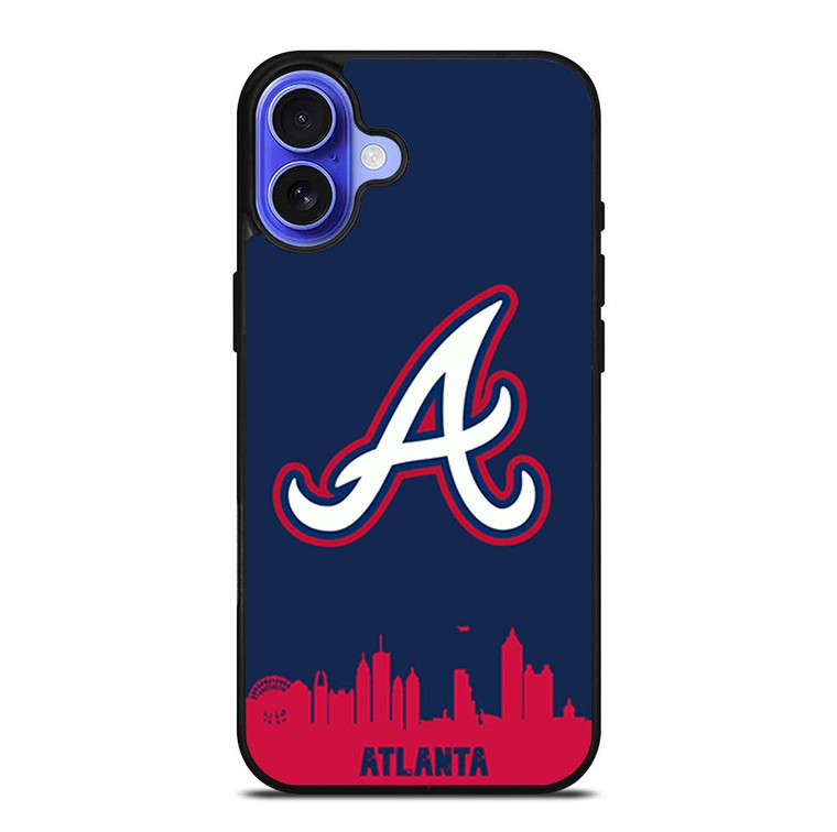 ATLANTA BRAVES BASEBALL LOGO iPhone 16 Plus Case Cover