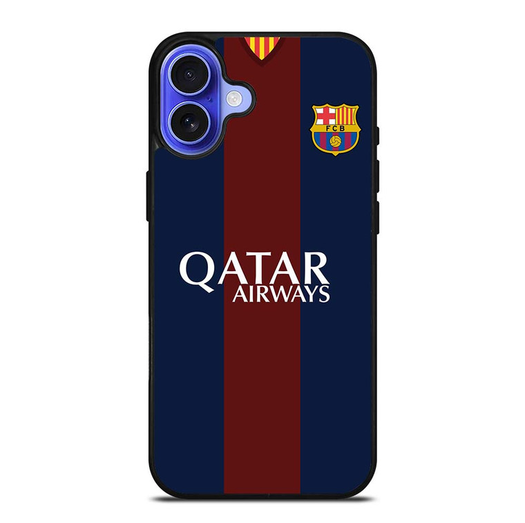 BARCELONA FC JERSEY LOGO iPhone 16 Plus Case Cover