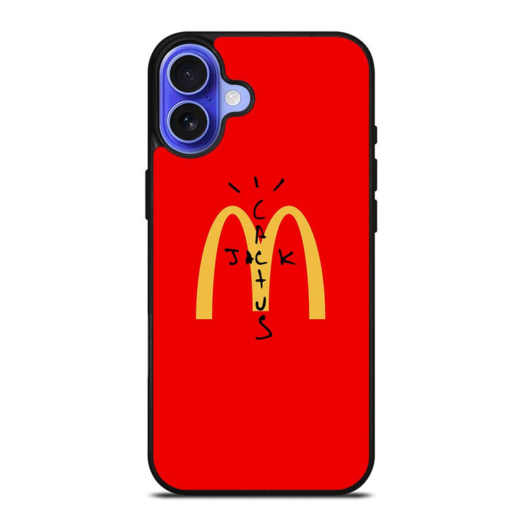 CACTUS JACK TRAVIS SCOTT MCDONALDS iPhone 16 Plus Case Cover