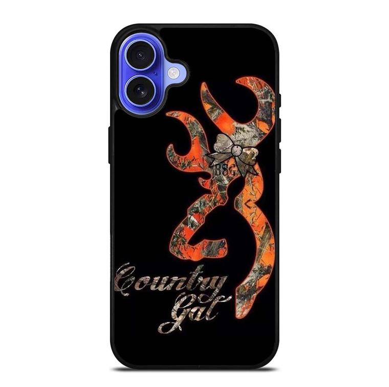 CAMO BROWNING COUNTRY GAL iPhone 16 Plus Case Cover
