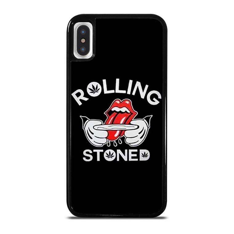 THE ROLLING STONES WEED LOGO iPhone X / XS Case Cover