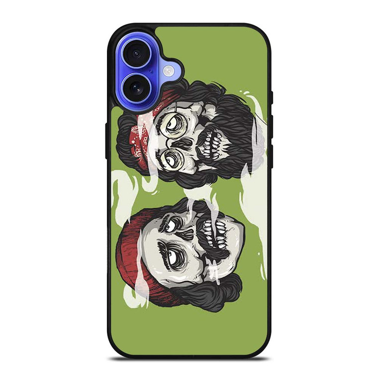CHEECH AND CHONG SKULL iPhone 16 Plus Case Cover
