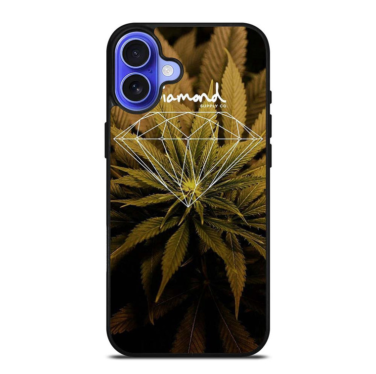 DIAMOND SUPPLY CO MARIJUANA iPhone 16 Plus Case Cover