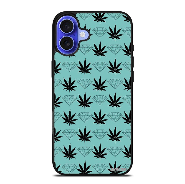 DIAMOND SUPPLY MARIJUANA iPhone 16 Plus Case Cover