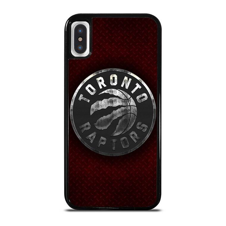 TORONTO RAPTORS RED METAL iPhone X / XS Case Cover