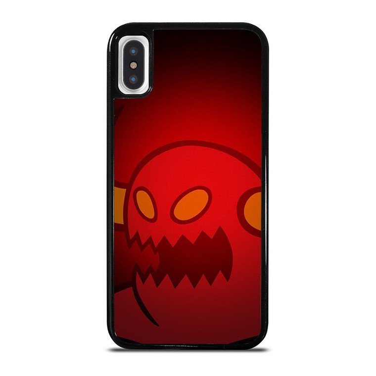 TOY MACHINE SKATEBOARD RED LOGO iPhone X / XS Case Cover