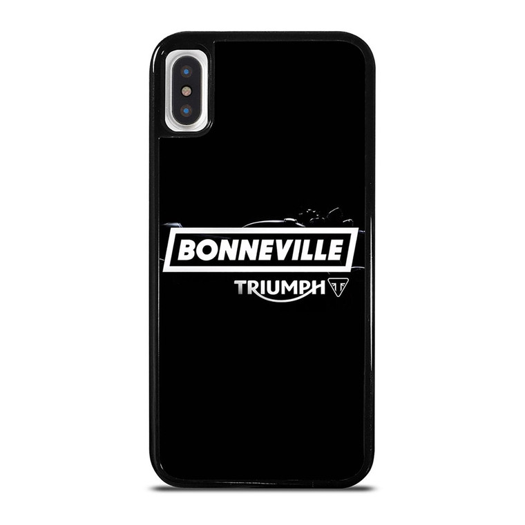 TRIUMPH BONNEVILLE LOGO iPhone X / XS Case Cover