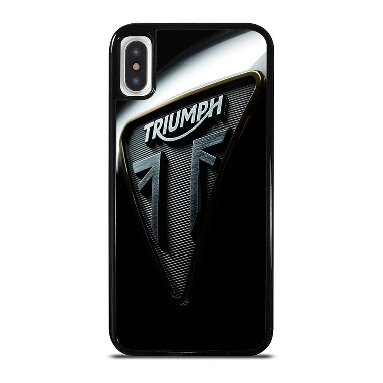 TRIUMPH MOTORCYCLE EMBLEM iPhone X / XS Case Cover