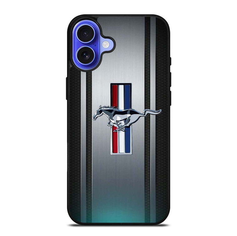 FORD MUSTANG PLATE LOGO iPhone 16 Plus Case Cover
