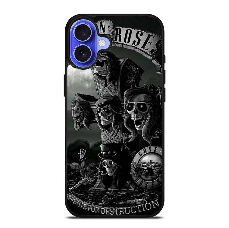 GUNS N ROSES GNR CROSS ICON iPhone 16 Plus Case Cover