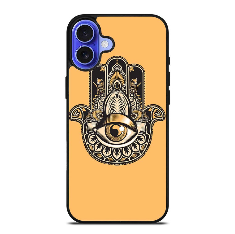 HAMSA EVIL EYE HAND OF FATIMA iPhone 16 Plus Case Cover
