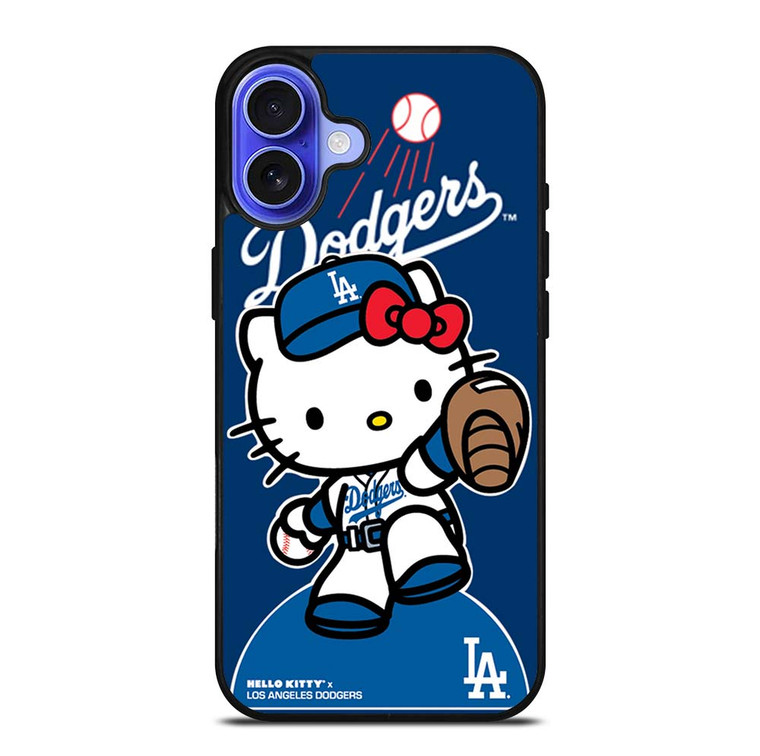 HELLO KITTY LA DODGERS iPhone 16 Plus Case Cover
