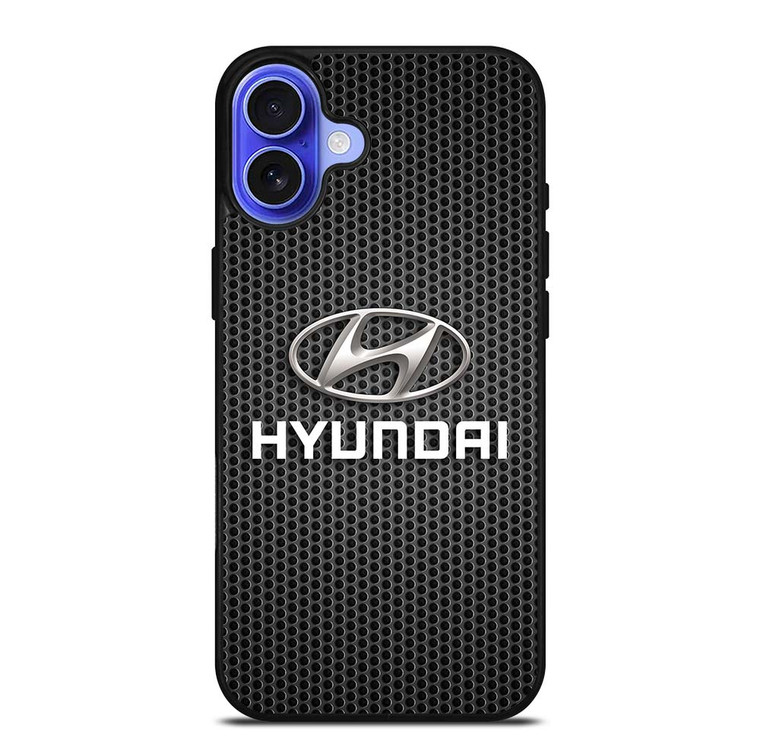 HYUNDAI METAL LOGO iPhone 16 Plus Case Cover