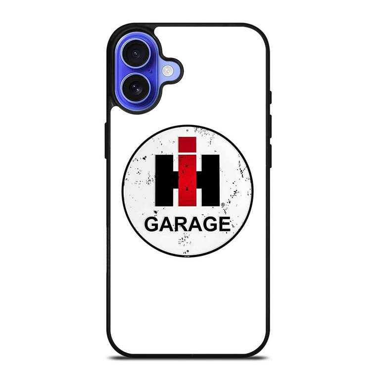 IH INTERNATIONAL HARVESTER FARMALL LOGO TRACTOR GARAGE iPhone 16 Plus Case Cover