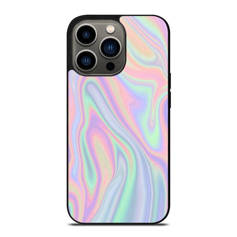 PASTEL COLOR ABSTRACT LIQUID iPhone 13 Pro Case Cover