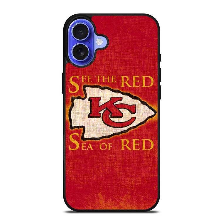 KANSAS CITY CHIEFS NFL iPhone 16 Plus Case Cover