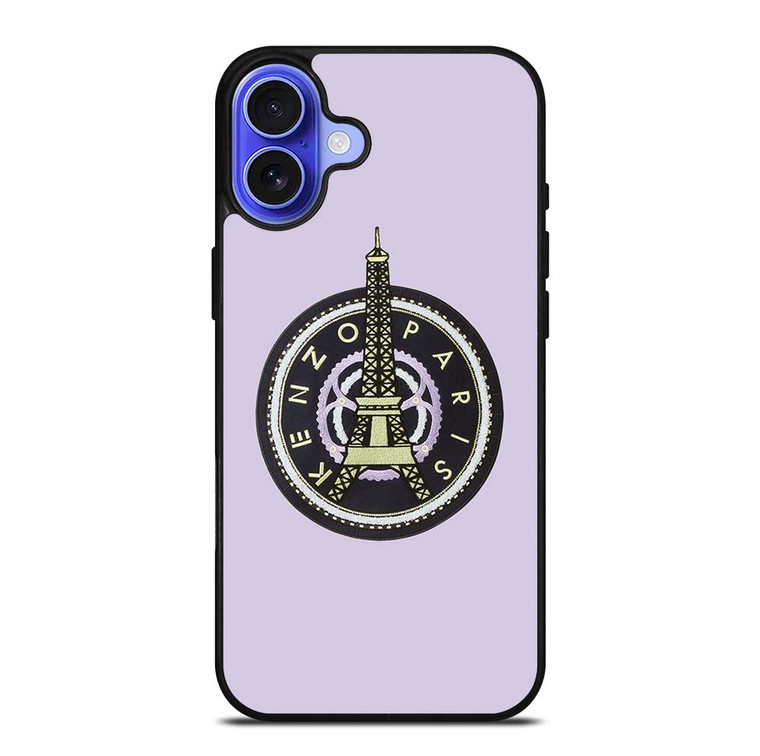 KENZO PARIS EIFFEL TOWER LOGO iPhone 16 Plus Case Cover