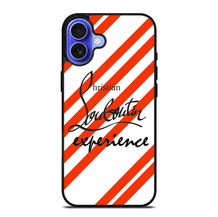 LOUBOUTIN STRIPE LOGO iPhone 16 Plus Case Cover