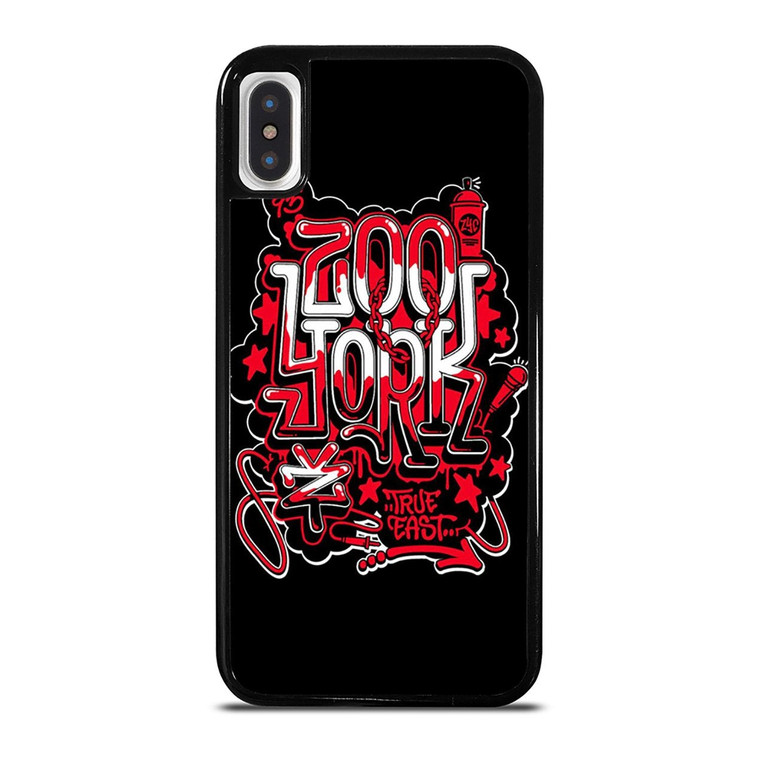 ZOO YORK LOGO TRUE EAST iPhone X / XS Case Cover
