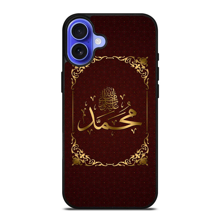MUHAMMAD ARABIC CALLIGRAPHY iPhone 16 Plus Case Cover
