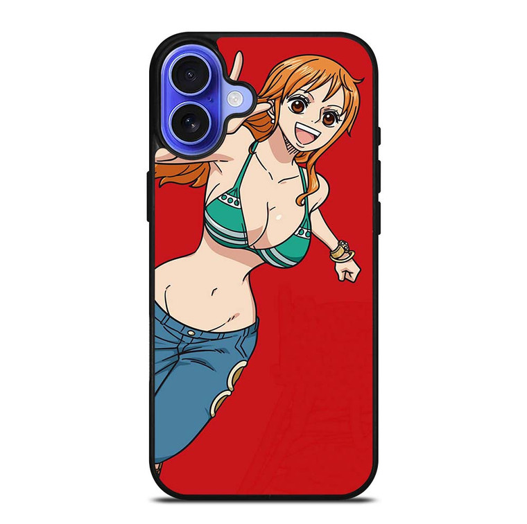 NAMI ONE PIECE CARTOON iPhone 16 Plus Case Cover