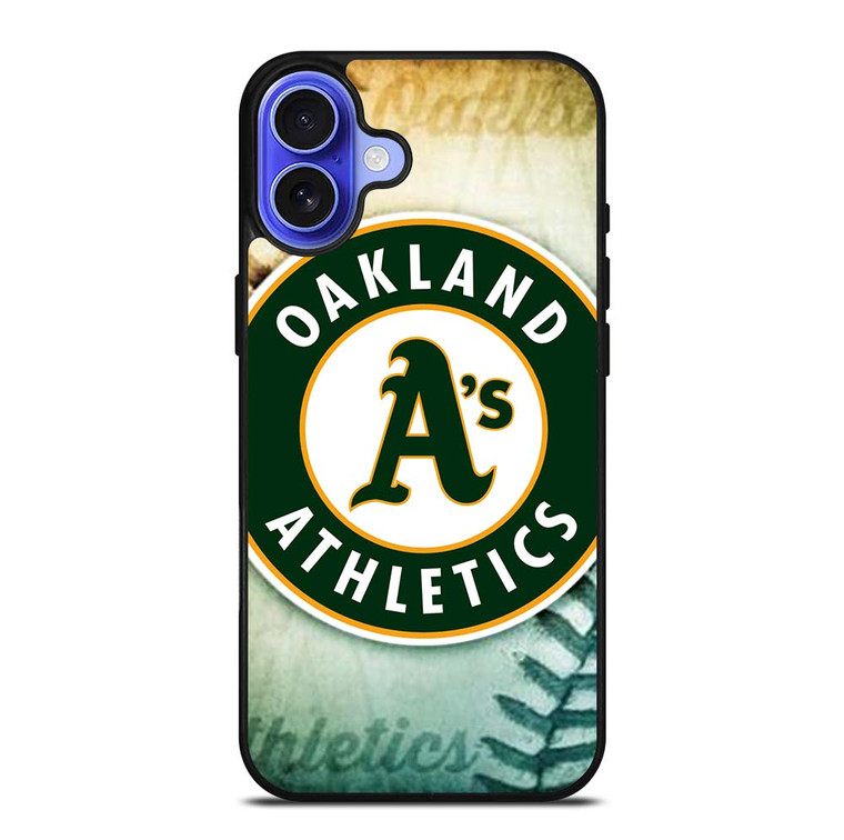 OAKLAND ATHLETICS LOGO iPhone 16 Plus Case Cover