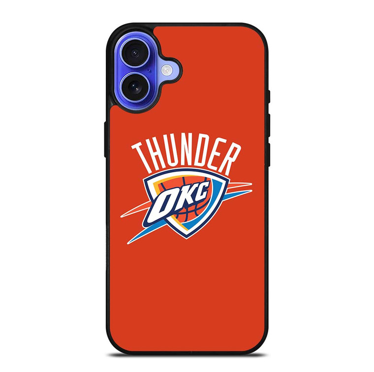 OKLAHOMA CITY THUNDER ICON iPhone 16 Plus Case Cover