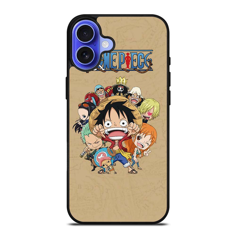 ONE PIECE ANIME KAWAII iPhone 16 Plus Case Cover