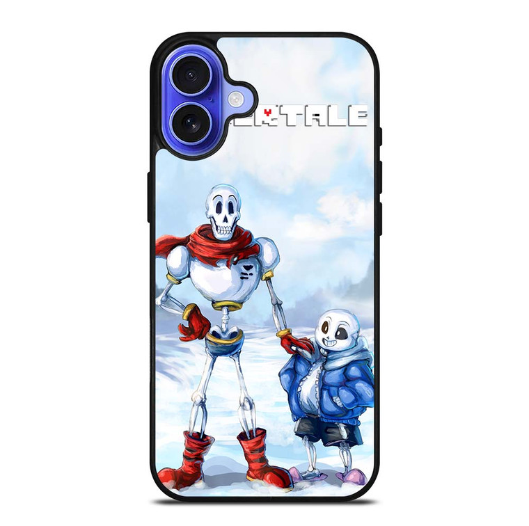 PAPYRUS AND UNDERTALE iPhone 16 Plus Case Cover