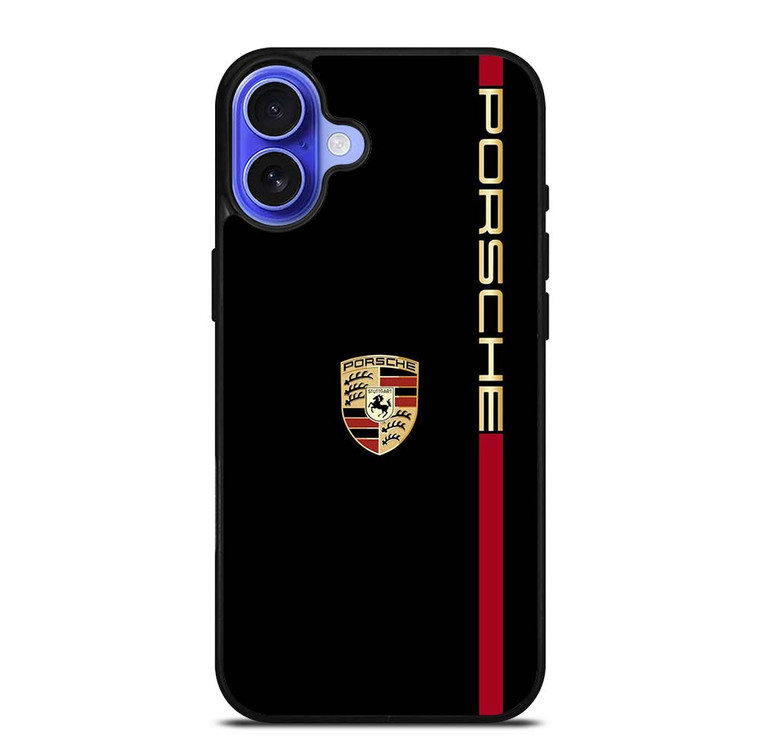 PORSCHE LOGO CAR EMBLEM iPhone 16 Plus Case Cover