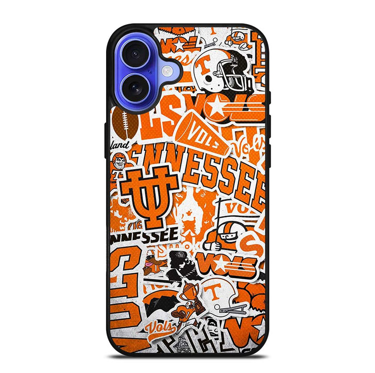 TENNESSEE VOLS FOOTBALL COLLAGE iPhone 16 Plus Case Cover