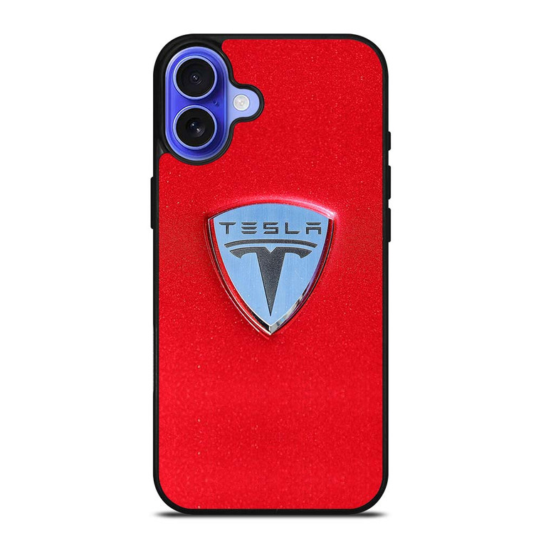 TESLA MOTOR LOGO iPhone 16 Plus Case Cover