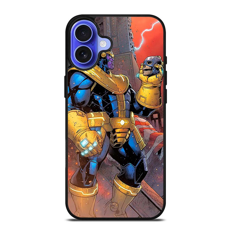 THANOS MARVEL CARTOON iPhone 16 Plus Case Cover