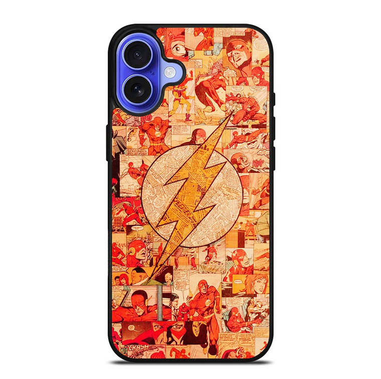 THE FLASH COLLAGE iPhone 16 Plus Case Cover