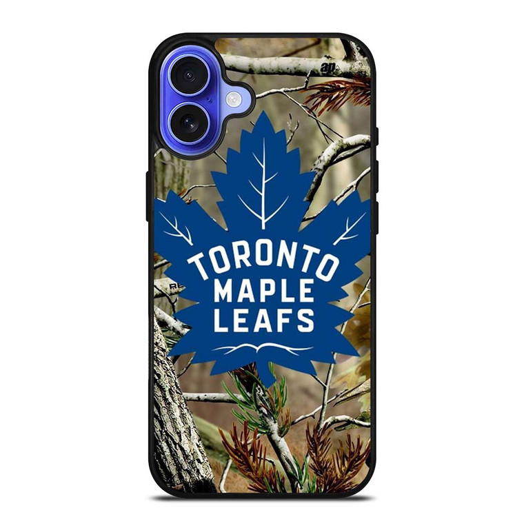 TORONTO MAPLE LEAFS LOGO REAL TREE CAMO iPhone 16 Plus Case Cover
