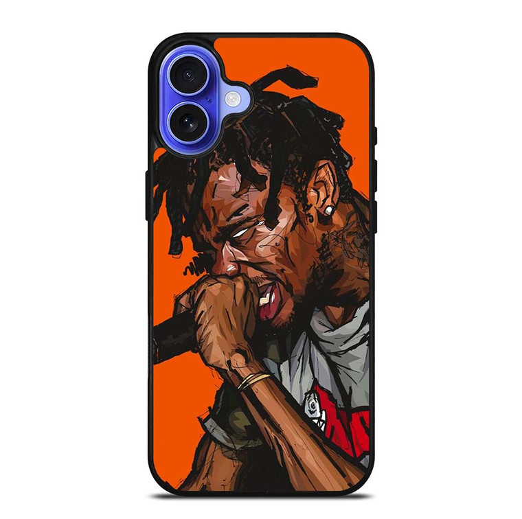 TRAVIS SCOTT ART iPhone 16 Plus Case Cover