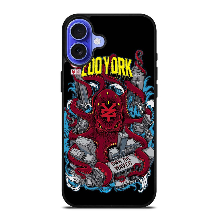 ZOO YORK LOGO OCTOPUS iPhone 16 Plus Case Cover