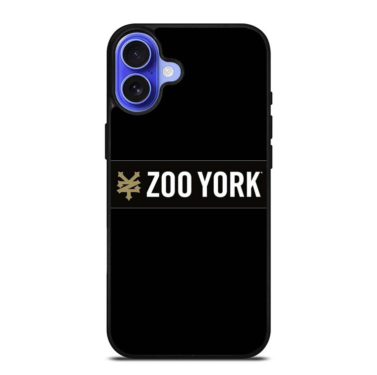 ZOO YORK LOGO iPhone 16 Plus Case Cover