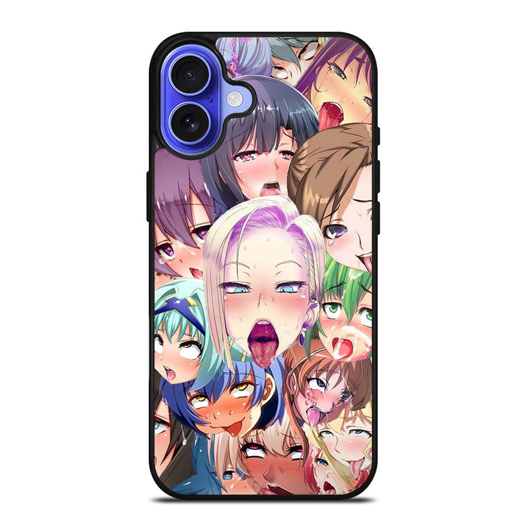 AHEGAO MANGA COMIC iPhone 16 Case Cover