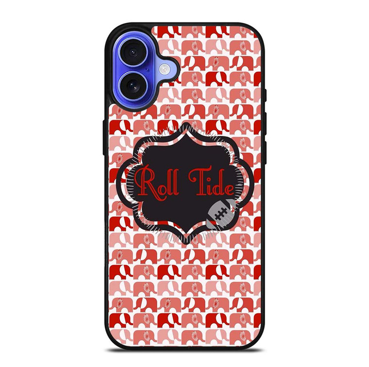 ALABAMA CRIMSON ROLL TIDE LOGO iPhone 16 Case Cover