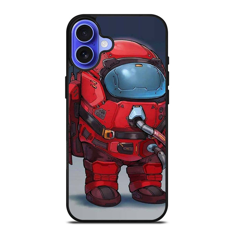 AMONG US CHARACTER ART iPhone 16 Case Cover
