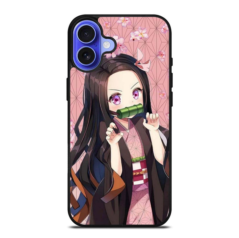 ANIME DEMON SLAYER NEZUKO KAMADO iPhone 16 Case Cover