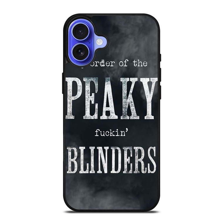 BY THE ORDER OF PEAKY BLINDERS SERIES iPhone 16 Case Cover