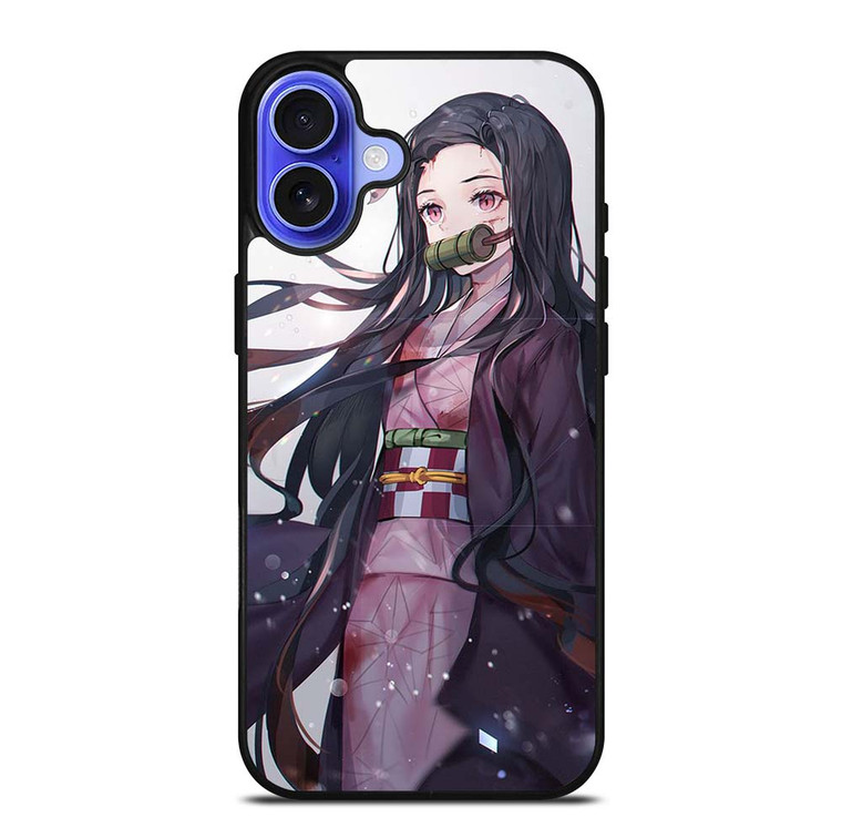CARTOON DEMON SLAYER NEZUKO KAMADO ANIME iPhone 16 Case Cover