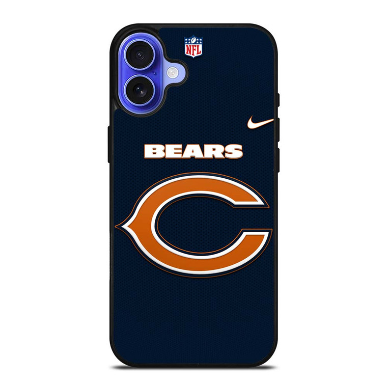 CHICAGO BEARS FOOTBALL LOGO NIKE iPhone 16 Case Cover