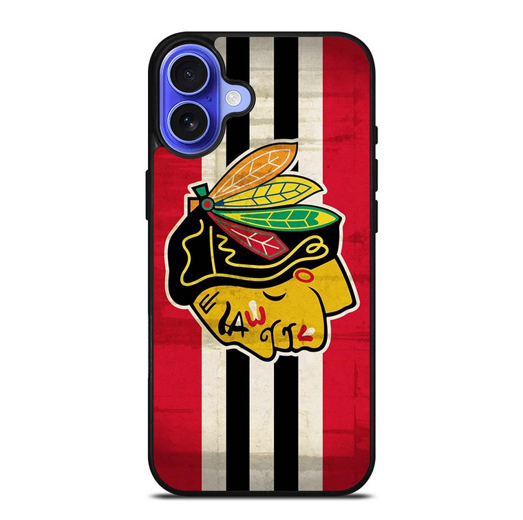 CHICAGO BLACKHAWKS iPhone 16 Case Cover